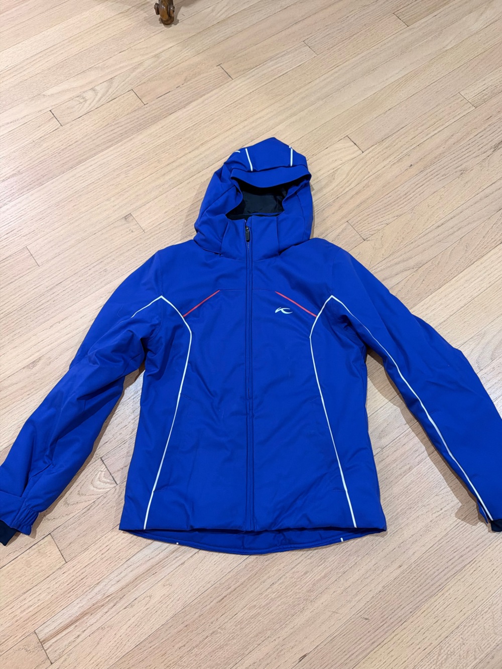 Kjus Kids Royal Blue Hooded Ski Jacket